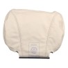Original VW Head Restraint Cover (Leather) Light Beige - 7D0881921S 72E