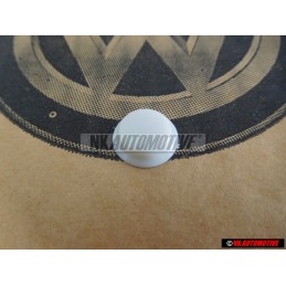 Original VW Cover Cap For Bolt Ermine (White) - 311867169 90X