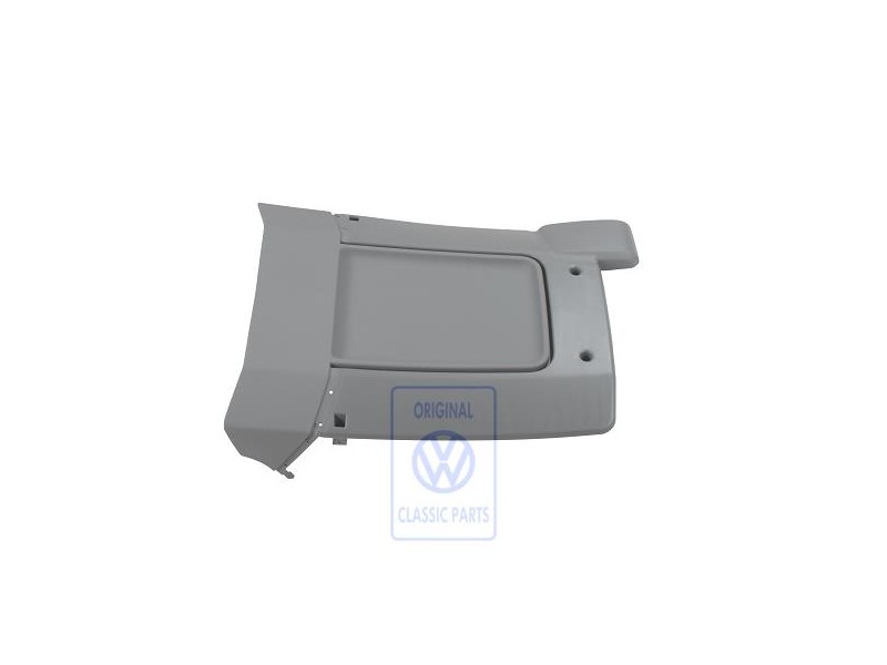 Original VW Backrest Cover Flannel Grey - 7D0883319A U71