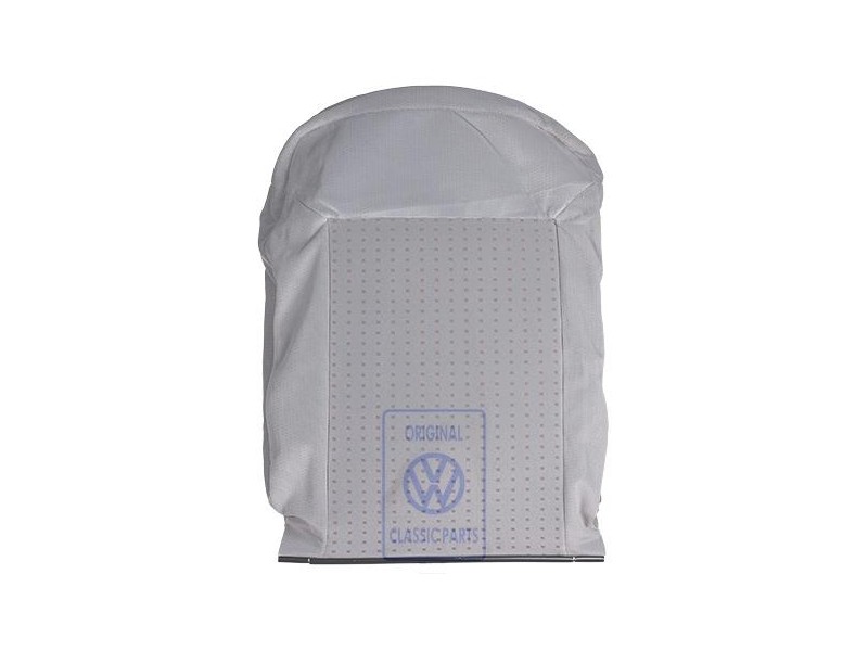 Original VW Backrest Cover (Fabric) Flannel Grey - 7D0883455AKHYE