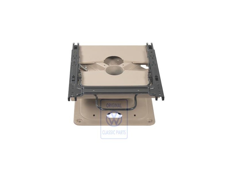 Original VW Seat Frame Light Beige - 7D0883669D R34