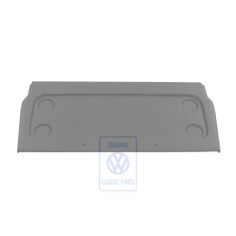 Original VW Backrest Cover Flannel Grey - 7D0883943 2DQ