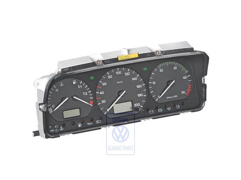 Original VW Combi-Instrument Satin Black - 7D0919862JX01C