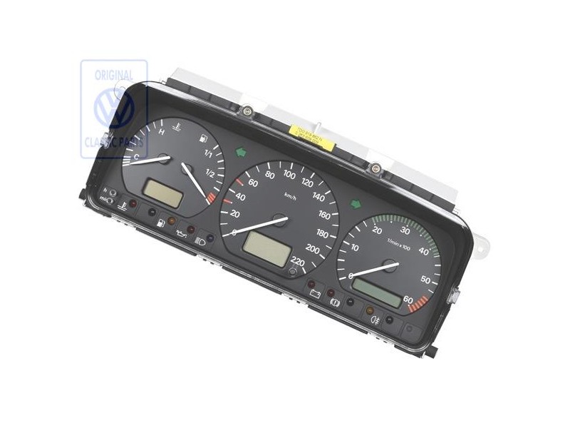 Original VW Combi-Instrument Satin Black - 7D0919862NX01C