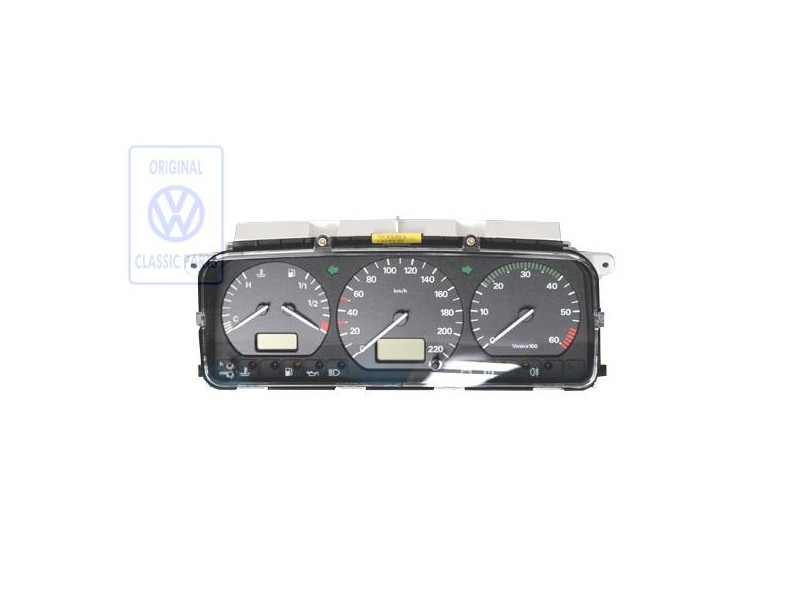 Original VW Combi-Instrument Satin Black - 7D0919862QX01C
