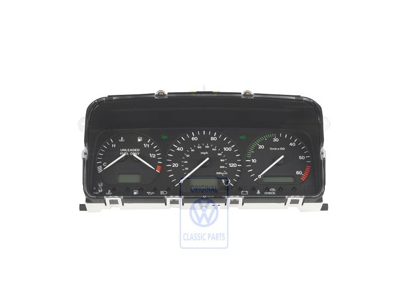 Original VW Combi-Instrument Satin Black - 7D0919911AX01C