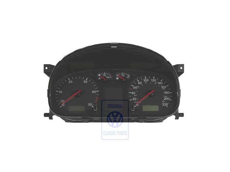 Original VW Combi-Instrument Satin Black - 7D0920801FX01C