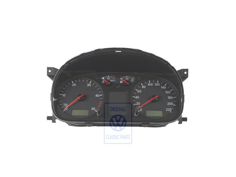 Original VW Combi-Instrument Satin Black - 7D0920820BX01C