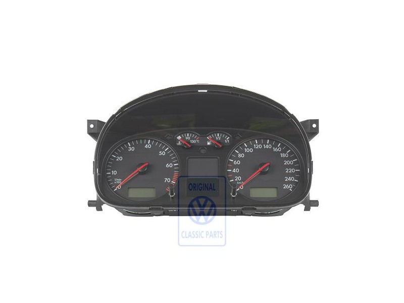 Original VW Combi-Instrument Satin Black - 7D0920822LX01C