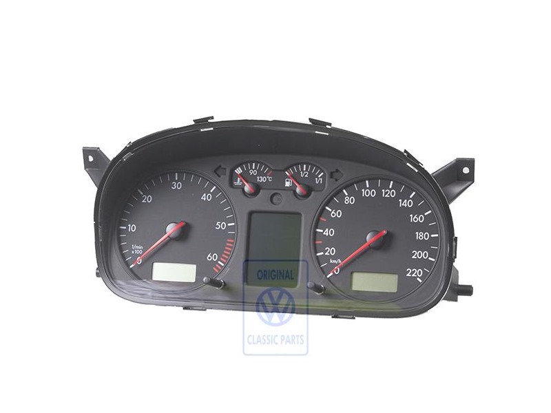 Original VW Combi-Instrument Satin Black - 7D0920842 X01C