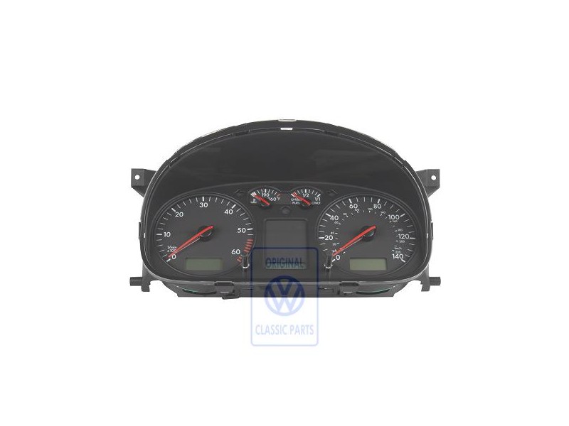 Original VW Combi-Instrument Satin Black - 7D0920900DX01C