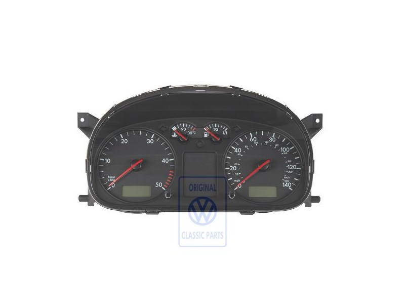 Original VW Combi-Instrument Satin Black - 7D0920902CX01C