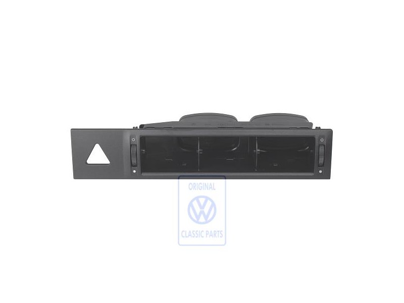 Original VW Housing For Air Vent Satin Black - 7D1819703B 01C