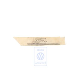 Original VW Decorative Film For C Pillar Reflex Silver - 7D1854418A V7B