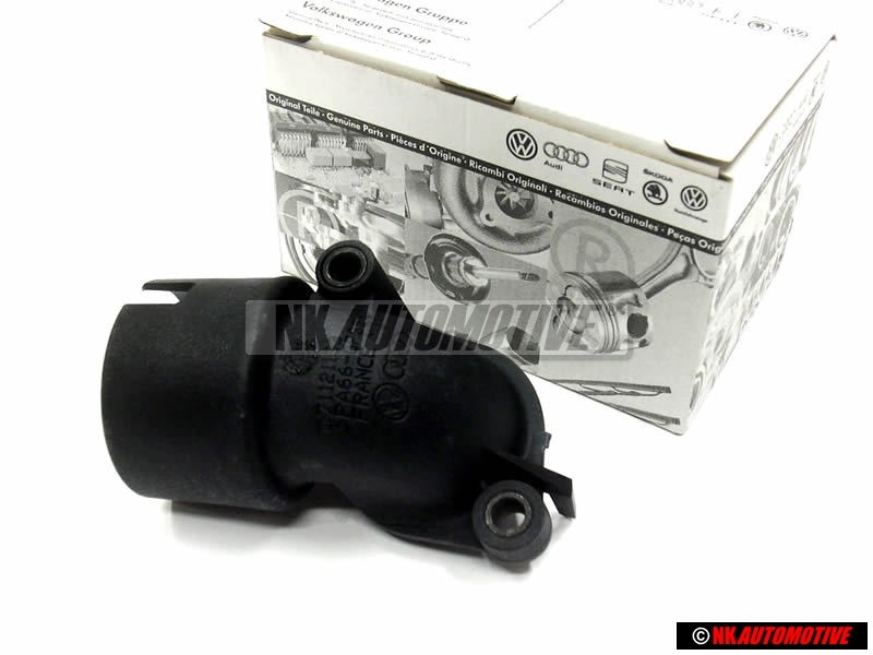 Original VW V5 Coolant Regulator Housing Flange Connection Piece - 071121133