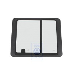 Original VW Complete Sliding Window Satin Black - 7D5847711B 01C