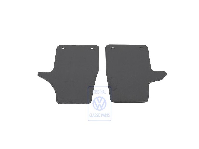 Original VW 1 Set Foot Mats Anthracite/Artgrey - 7E5863011 LJI