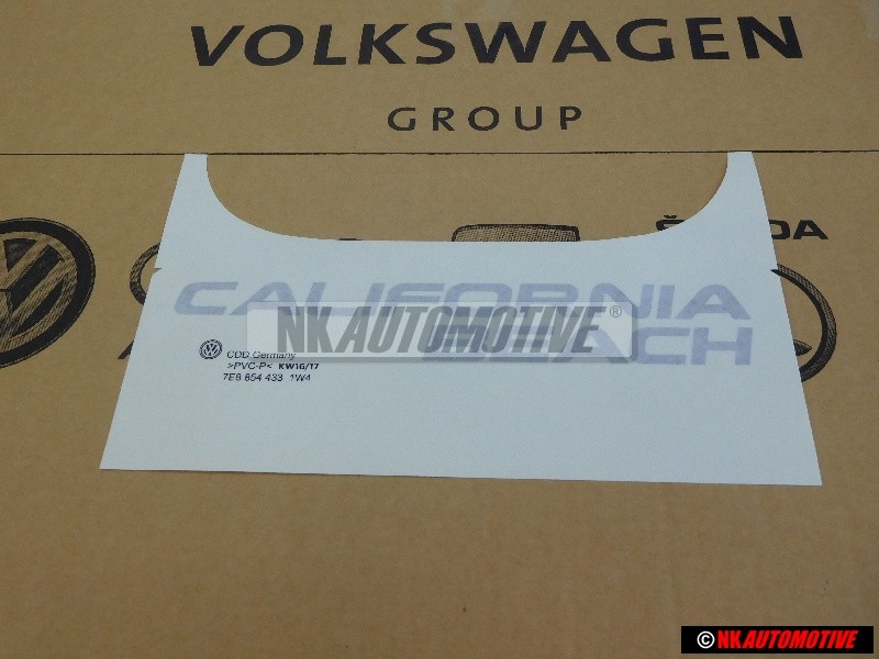 Original VW Film Lettering Silver - 7E8854433 1W4