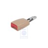 Original VW Belt Latch Pure Beige/Fire Red - 7H0857740 NWX