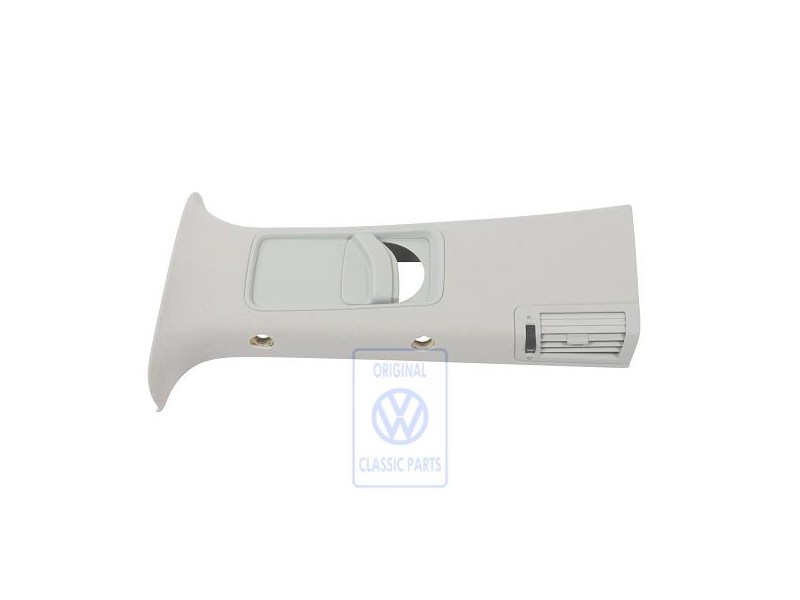 Original VW B-Pillar Trim Pearl Grey - 7H0867243AT2XP