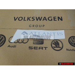 Original VW Film Lettering Diamond Silver (Dark) - 7H5854431A 9ZD