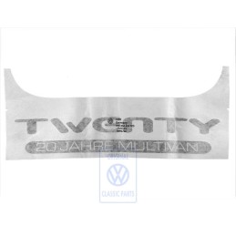 Original VW Film Lettering Diamond Silver (Dark) - 7H5854433 9ZD