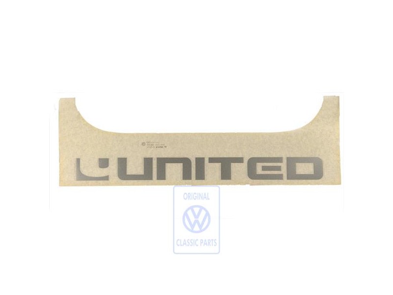 Original VW Film Lettering Silver - 7H5854433E 1W4
