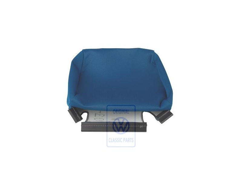 Original VW Head Restraint Cover (Cloth) Blue - 7H5881921L 3L2