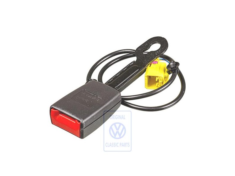 Original VW Belt Latch Anthracite/Fire Red - 7L0857777C MCX
