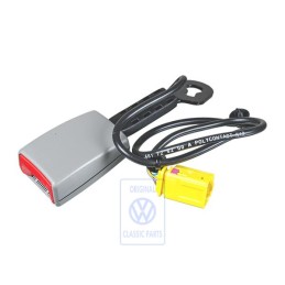 Original VW Belt Latch Crystal Grey/Fire Red - 7L0857777E MCZ
