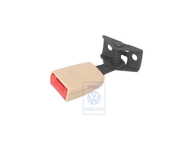 Original VW Belt Latch Sun Beige/Fire Red - 7L0857821C PNE