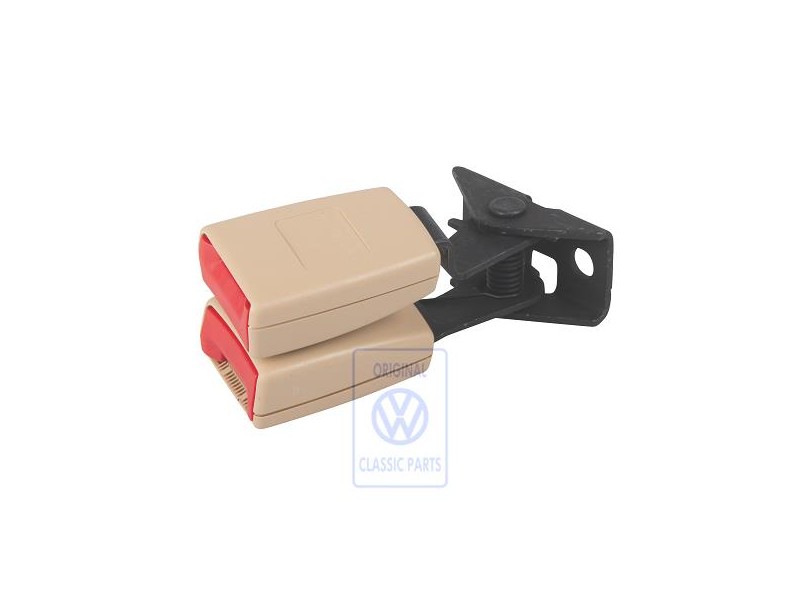Original VW Double Belt Latch Sun Beige/Fire Red - 7L0857822C PNE