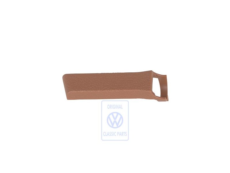 Original VW Cover For Guide Rail Teak (Brown) - 7L0881087E 7D6