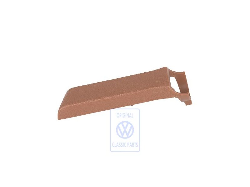 Original VW Cover For Guide Rail Teak (Brown) - 7L0881088E 7D6