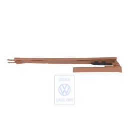Original VW Cover For Guide Rail Teak (Brown) - 7L0881477M 7D6