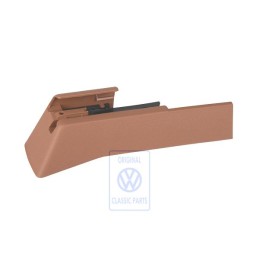 Original VW Cover For Guide Rail Teak (Brown) - 7L0881478K 7D6