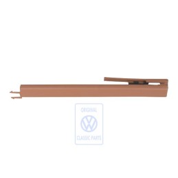 Original VW Cover For Guide Rail Teak (Brown) - 7L0881479M 7D6