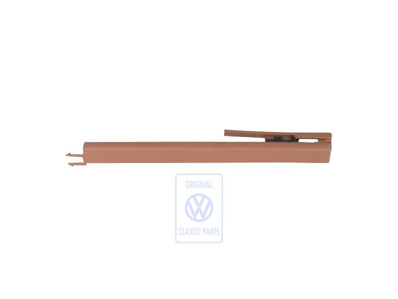 Original VW Cover For Guide Rail Teak (Brown) - 7L0881479M 7D6