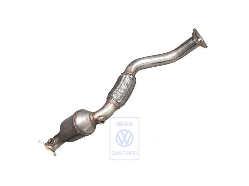 Original VW Exhaust Pipe With Pre-Catalyst - 7L6254301KX