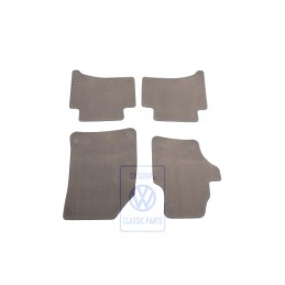 Original VW 1 Set Foot Mats Latte Macchiato/Aquamarine - 7L6863011AFJVG