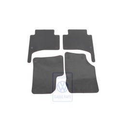 Original VW 1 Set Foot Mats Grenadine (Red)/Anthracite - 7L6863011J TML
