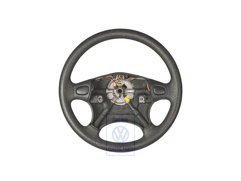 Original VW Steering Wheel Satin Black - 7M0419091BK01C