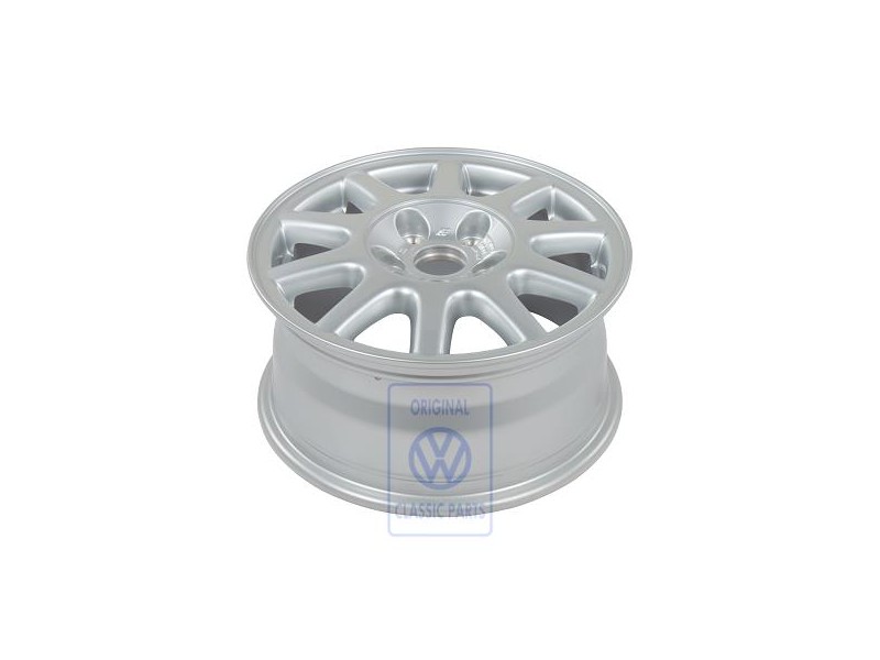 Original VW Aluminium Rim Chrome Coloured Metallic - 7M0601025F 091