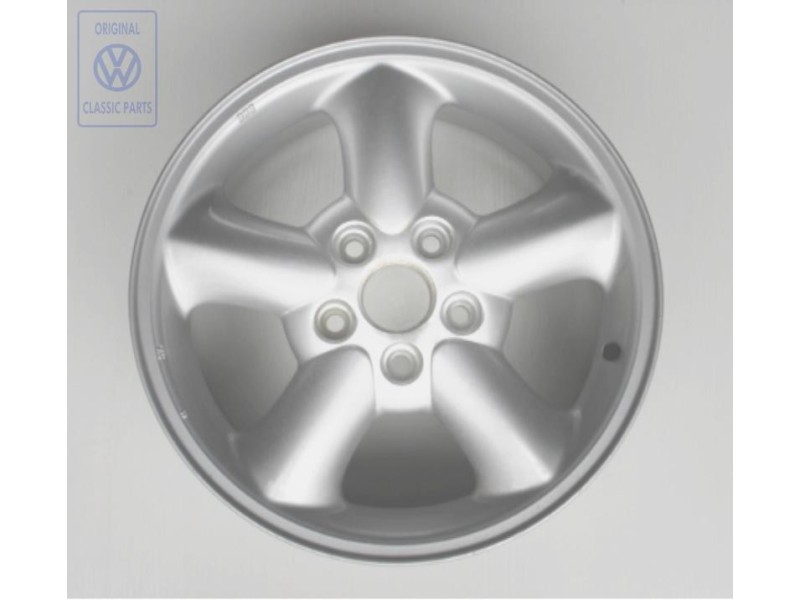 Original VW Aluminium Rim Chrome Coloured Metallic - 7M0601025G 091