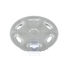 Original VW Wheel Trim Rings Silver Metallic - 7M0601147F Z29
