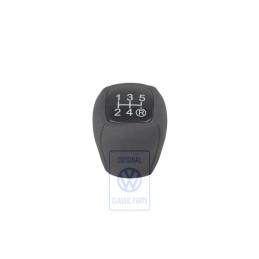 Original VW Gearstick Knob (Leather) Black - 7M0711141C 1BX