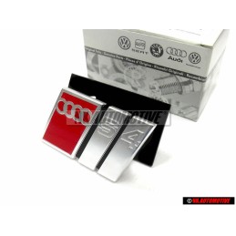 Original Audi S4 Sedan Avant Front Grill Badge Emblem - 4A0853736 2ZZ