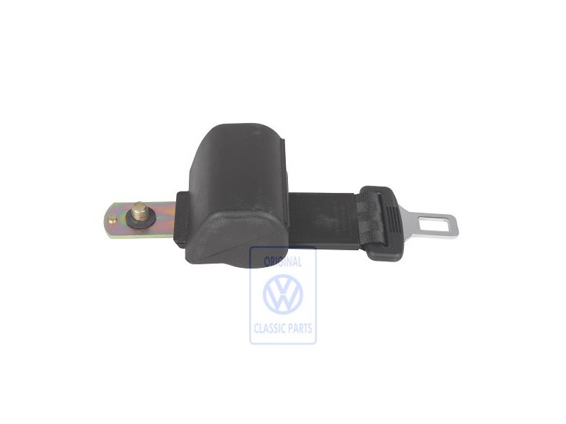 Original VW Lap Belt With Belt Reel Black - 7M0857809A 041