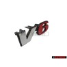 Original VW V6 Front Grill Badge Chrome Red - 7D0853679D EQW