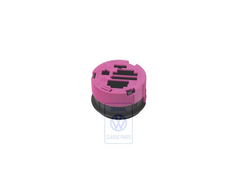 Original VW Flat Contact Housing With Contact Locking Mechanism - 7M0959740